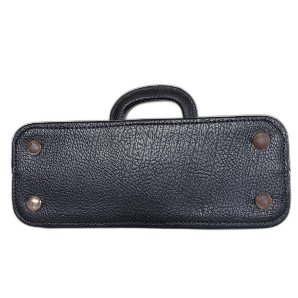 EUC Pebbled Leather Medical Doctor's Bag Double Handles Locking Case 2 Keys Vtg - Picture 9 of 12